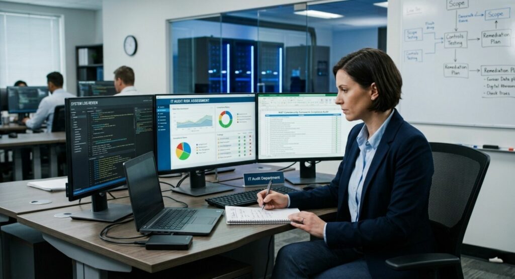 Trusted IT Audit and assessment Experts in Dubai conducting IT security and compliance assessment for business systems